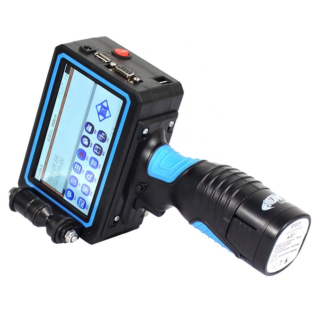 Hot Selling Portable Handheld Inkjet Printer 600dpi Fast Dry Ink RICOH Print Head for Card Flex Material Expiry Date Printing