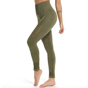 Pantalones de Yoga de cintura alta sin costuras con Control de barriga, Legging de 90 grados de Reflex