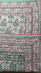 New <b>Indian</b> Manufacturer Luxury Handmade Vintage Ethnic Kantha <b>Quilt</b> Hand Stitched Cotton Kantha <b>Quilt</b> Patchwork <b>Quilt</b> for Home - Product Image 2