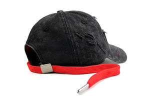 Casquette de baseball en gros avec longue sangle, broderie 3D personnalisée, voilier, casquettes de sport de plein air, visière en coton denim - Product Image 5
