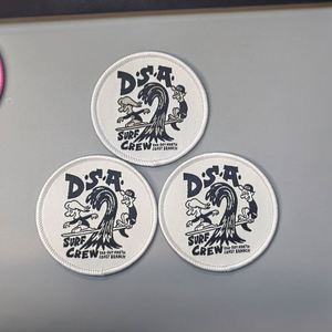 Custom High-Density Damask Woven Patches for Private Iron-On for Textile Bags Shoes Clothing Garments Made Polyester Square - Product Image 3