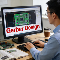 Usine de fabrication de circuits imprimés à Shenzhen, prise en charge des fichiers Gerber, conception personnalisée, prototypage, MOQ 1 pièce, livraison rapide d'échantillons en 3-7 jours, matériau FR-4, 1-32