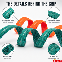 Bande élastique haute extensibilité OEM 10 mm pour bretelles de soutien-gorge de sport avec grip antidérapant, multicolores, en polyester et élasthanne