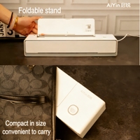 Impresora Inalámbrica Compatible con Múltiples Sistemas, Ideal para Viajes, para Android, iOS, Windows, Impresora Portátil Bluetooth para Documentos