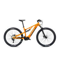 Vélo de montagne électrique à suspension intégrale Bafang EM6 351-500W Rouge, autonomie 60 km, puissance 0.0g, livraison manuelle