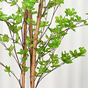 Planta artificial colgante de madera maciza desmontable con campanas, gran decoración de planta de suelo para interiores, árbol artificial para escaparate - Product Image 4