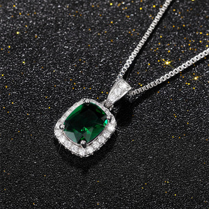 Collana con Ciondolo in Pietra Colorata per Donne, Gioiello Scintillante alla Moda per Uso Quotidiano e Regalo per Feste - Product Image 3