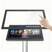 Marco Táctil IR de 20.1 Pulgadas, Pantalla Táctil Infrarroja, Marco Ultrafino de Aluminio, Interfaz USB, Plug and Play, 10 Puntos, Nuevo en Stock, para Negocios