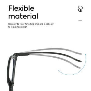 نظارات طبية مضادة للضوء الأزرق بشعار مخصص، إطار نظارات عالي الجودة لقصر النظر والقراءة - Product Image 3