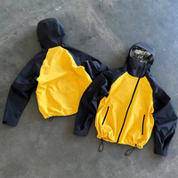 Vestes coupe-vent imperméables en nylon à fermeture éclair pour hommes, design personnalisé, haute qualité, veste de protection pour l'extérieur, coupe-vent pour le printemps et l'automne