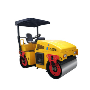 Rodillo Vibratorio Xargon de 4 Toneladas, Doble Tambor, Totalmente Hidráulico, Rodillo Compactador Diésel - Product Image 1
