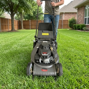 XH-21 21 Inch Aluminum Chassis Gasoline Lawn Mower 5.0KW Self Propelled Walk Behind <b>Petrol</b> Grass <b>Cutter</b> With 70L Box XH-21 Power - Product Image 1