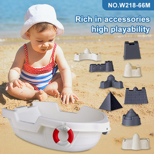 Ensemble de jeu de <span class=keywords><strong>sable</strong></span> de plage personnalisé pour enfants avec outils et jouets Ensemble de jouets de plage d'été amusant Jouets de <span class=keywords><strong>sable</strong></span> simulant la construction de maisons - Product Image 3