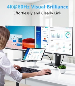 Câble <span class=keywords><strong>adaptateur</strong></span> USB C de type C vers HDTV Premium 4K60Hz pour ordinateur portable MacBook <span class=keywords><strong>Pro</strong></span> Air Dell XPS <span class=keywords><strong>Surface</strong></span> iPad <span class=keywords><strong>Pro</strong></span> etc. - Product Image 5