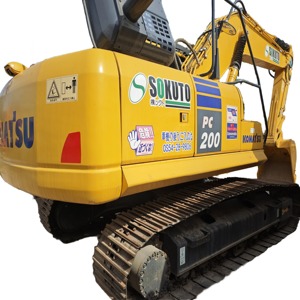Excavadora de cadenas usada Komatsu PC200-8 de 20 toneladas, modelo 2020, cucharón de 0.8m, origen Japón, con bomba y caja de cambios - Product Image 1