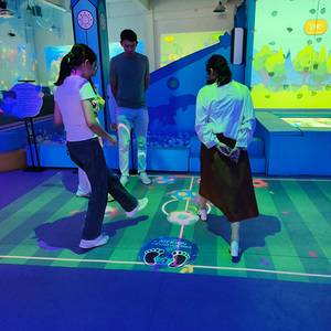 <span class=keywords><strong>Jeu</strong></span> de sport de projection en métal interactif au <span class=keywords><strong>sol</strong></span> 3D pour parc de trampoline éducatif de jardin intérieur Occasions d'aéroport - Product Image 3