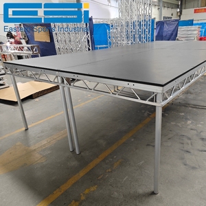 Piattaforma per palco da concerto Litedeck palco <span class=keywords><strong>2</strong></span> M x 1m struttura in alluminio struttura a traliccio regolabile palco illuminato piattaforma da ballo regolabile