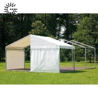 Tente Galaxy Uv Protection Clear Top 40x40 Tente gonflable commerciale géante Tente de réception imperméable 20X20 avec mur sandwich