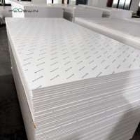 Panneau en PVC recouvert de film PET mat pour la fabrication de meubles et d'armoires