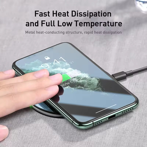 Cargador Inalámbrico Rápido Baseus de 15W para iPhone 15 14 13, para <span class=keywords><strong>Airpods</strong></span>, Base de Carga Inalámbrica Qi Visible para Samsung, Accesorios para Juegos - Product Image 5