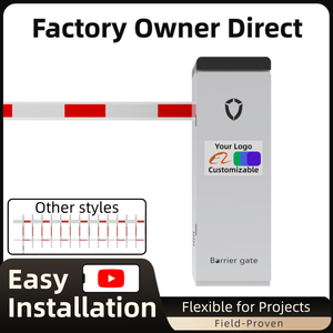 Sistema de Barrera de Estacionamiento Multi-Autenticación de Venta Directa, Torniquetes de Operación Bidireccional, Anti-Colisión Trasera, Motor con Acabado Cepillado, en Tiempo Real - Product Image 1
