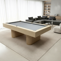 Table de billard haut de gamme la plus populaire, personnalisable, pour intérieur et extérieur, table de billard moderne de luxe en bois massif avec plateau en ardoise et tiroir