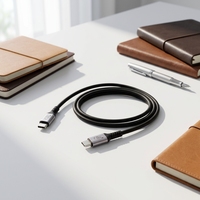 Câble USB-C en silicone ultra fin OD 4,5 mm 240W USB4 Gen3*2 40 Gbps USB C vers USB C avec affichage Premium 8K
