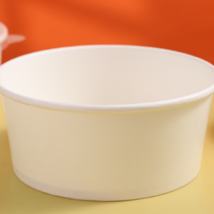 1 thùng carton cho đồng bằng cup.30k cho tùy chỉnh thiết kế 300gsm dùng một lần trái cây salad <span class=keywords><strong>container</strong></span> với mái vòm Nắp trộn thực phẩm giấy bát - Product Image 1