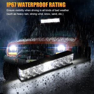 Luces antiniebla del parachoques delantero IP67 profesional Barra de luces de advertencia del coche Nuevo LED con condición de disipación de calor rápida Nuevo - Product Image 4