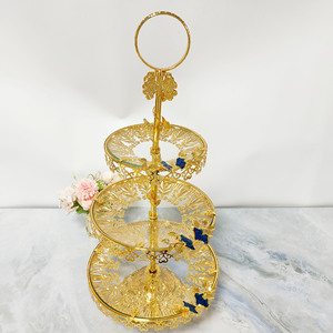 New Style Fruit <strong>Serving</strong> <strong>Plate</strong> Living Room Home <strong>Creative</strong> European-Style Tea Table Personalized Fashionable KTV Glass Cross-Border - Product Image 5