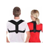 Correcteur de posture pour hommes et femmes - Soutien lombaire respirant avec support dorsal pour une posture droite