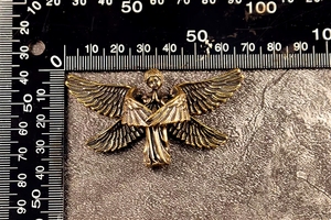 Decorazione Vintage per Scrivania, Nuova Statuetta in Ottone a <span class=keywords><strong>Sei</strong></span> Ali Elettroplaccata, Bestseller per Arredamento Casa - Product Image 5