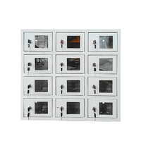 Casier de téléphone portable personnalisé à 45 portes Youbai Casiers de bureau/muraux de stockage de téléphone portable avec serrure