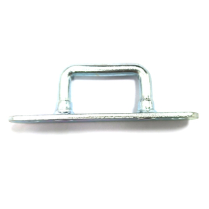 Trailer Tarpaulin Hook Zinc-Plated Steel D Shape Tie Down Lashing <b>Ring</b> Rope Eye <b>Plate</b> - Product Image 2