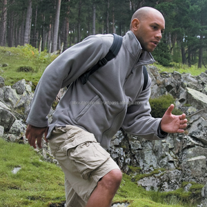 แจ็กเก็ตขนแกะขั้วโลกสำหรับผู้ชายแจ็กเก็ตขนแกะขั้วโลกไมโครเกรดระบายอากาศได้ดีโลโก้ตามสั่งสำหรับฤดูหนาว - Product Image 1