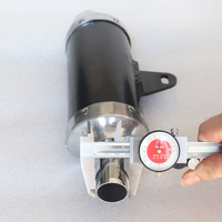 Silencieux d'échappement universel en alliage d'aluminium de 28 mm pour moto tout-terrain ATV KXL BBR modifiée