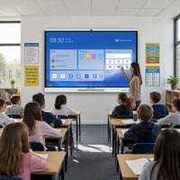 Pantalla Plana Interactiva de 86 Pulgadas, 4K, Android Smart Board para Aulas Grandes