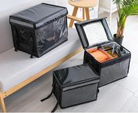 Sac à dos isotherme pour livraison de nourriture 62L, grande capacité, sac isotherme pour pizza, pour les coursiers en moto