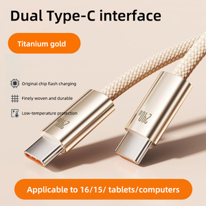 Alta calidad 100W 60W 240W Tipo C a Tipo-C Cable de carga 1M Cable de datos de carga rápida Accesorios para teléfonos móviles - Product Image 2