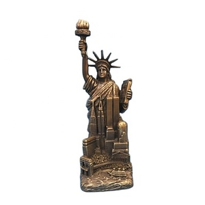 Acabado de bronce antiguo, estatua de resina fundida en frío de San Miguel Arcángel, armadura de batalla, escultura de impresión Digital, logotipo personalizado - Product Image 4