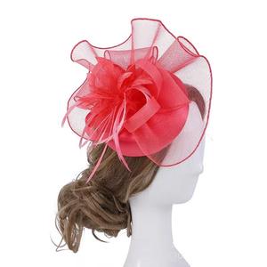 Vente chaude plume bande de <span class=keywords><strong>cheveux</strong></span> beauté Fascinators chapeau banane pince maille fleur filet à <span class=keywords><strong>cheveux</strong></span> mode <span class=keywords><strong>cheveux</strong></span> cerceaux pour dames filles - Product Image 5