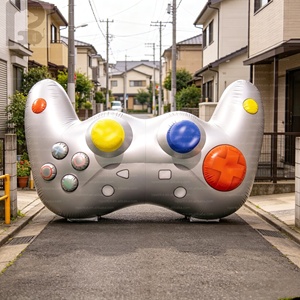 Manette de jeu gonflable géante de 3 m (10 pi) avec logo personnalisé pour l'affichage en boutique de jeux d'arcade, centre de gaming e-sport ou événement routier - Product Image 4