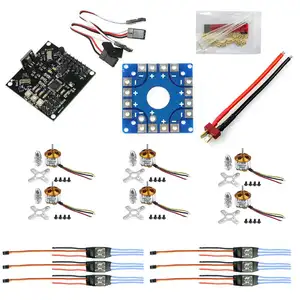 F05114-D आर सी HexaCopter आसियान क्षेत्रीय मंच इलेक्ट्रॉनिक: केके Multicopter V2.3 हेक्स-रोटर उड़ान नियंत्रण बोर्ड 30A ईएससी A2212 1000KV मोटर