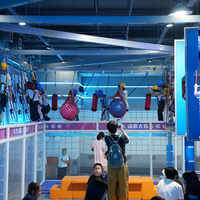 1600 m² technologie futuriste Style sport aventure parc labyrinthe intérieur parc d'attractions enfant Commercial intérieur aire de jeux salle de sport
