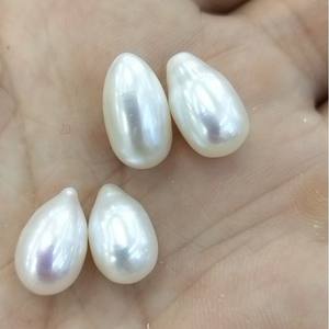 ไข่มุกน้ำจืดทรงกลมสีทอง ขนาด 9-11 มม. คุณภาพไมโครฟลอเรส ไร้ตำหนิ แสงสว่าง ไม่ซีดจาง เหมาะสำหรับงาน DIY ต่างหู และการจัดดอกไม้ - Product Image 3