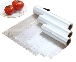Personalizado Pe alta pressão transparente plástico impermeável grosso Pe Flat Film embalagem saco