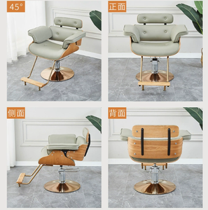Fauteuil de Barbier Hydraulique Premium avec Siège en Cuir PU Réglable en Hauteur, Qualité Commerciale pour Salon et Barbier - Product Image 4