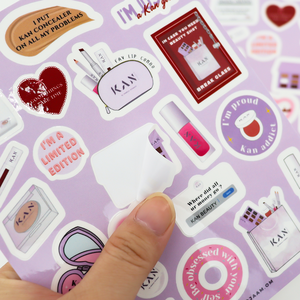 Hoja de Pegatinas Personalizadas de Dibujos Animados y Anime, Pegatinas Kawaii para Álbumes de Recortes, Decoración para Agendas y Diarios - Product Image 1