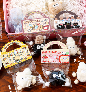 Porte-clés en peluche 'Petit Charbonnet' style japonais-coréen, créatif, mignon, cadeau pour étudiant, pendentif <span class=keywords><strong>de</strong></span> sac à dos, fabriqué en Chine, pour la maternelle - Product Image 6