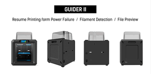 เครื่องพิมพ์ Flashforge Guider II ขนาด 280*250*300 มม. เครื่องพิมพ์สามมิติระดับไฮเอนด์ Impresora 3d GuiderII - Product Image 2